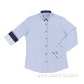 New design men's woven cotton shirt